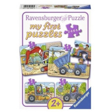 Ravensburger My first puzzle 2-4-6-8 My favorite construction vehicles 06946