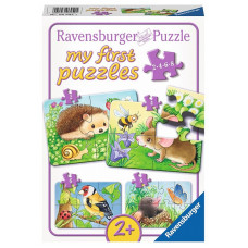 Ravensburger Mana pirmā puzle 2-4-6-8 Sweet Garden Residents 06952