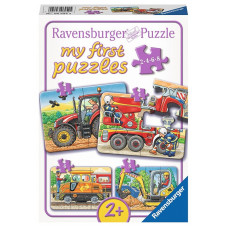 Ravensburger Mana pirmā puzle 2-4-6-8 Hard at Work 06954