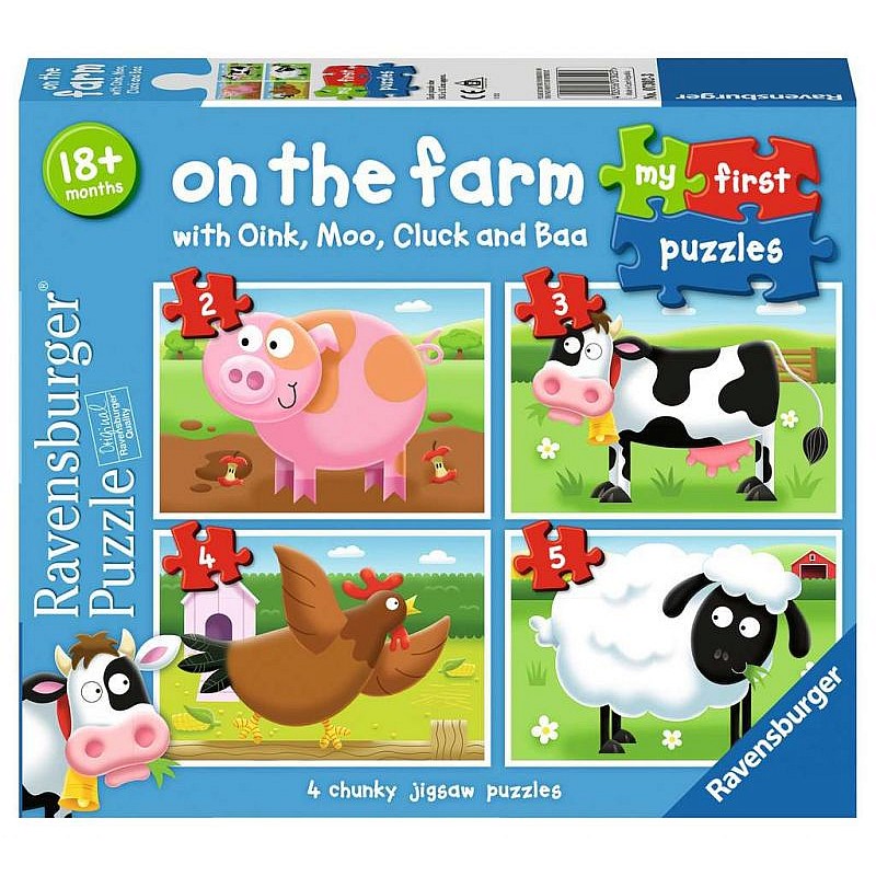 Ravensburger Mana pirmā puzle 2-3-4-5 Farm 07302