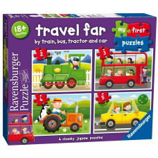 Ravensburger Puzzle 4in1 Travel Far 07303