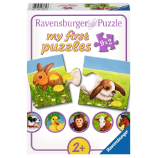 Ravensburger Mana pirmā puzle Sweet animal families 9x2 073313