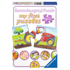 Ravensburger Mana pirmā puzle On the farm 9x2 07333