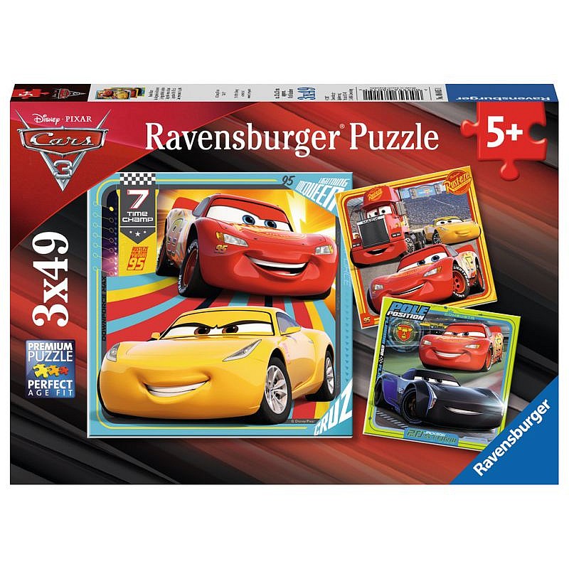 Ravensburger Puzle 3x49 Cars R08015