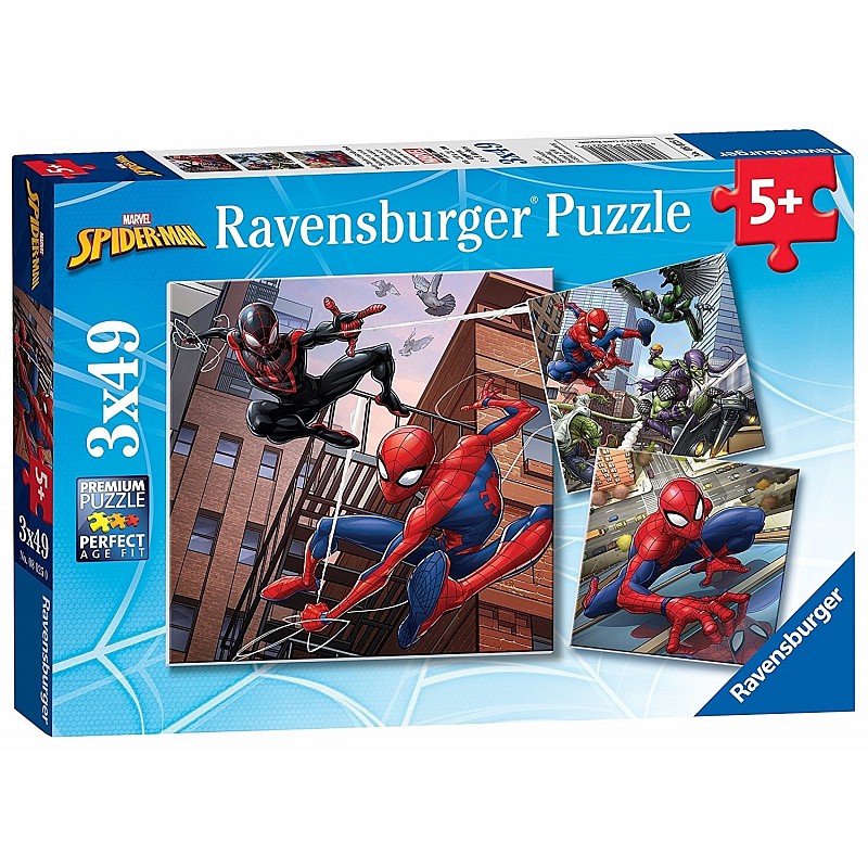 Ravensburger Puzle 3x49 Spiderman R08025