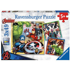 Ravensburger Puzzle 3x49 Marvel Avengers R08040