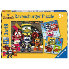 Ravensburger Puzle 3x49 Robot Trains R08047