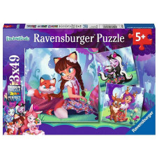 Ravensburger Puzle 3x49 Enchantimals R08061