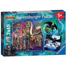 Ravensburger Puzzle 3x49 Dragon R08064