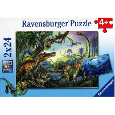 Ravensburger Puzle 2x24 Dinosaurs R08890