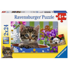 Ravensburger Puzle 2x24 Dog and Cat R08971