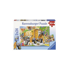 Ravensburger Puzzle 2x24 Garbage trucks R09192