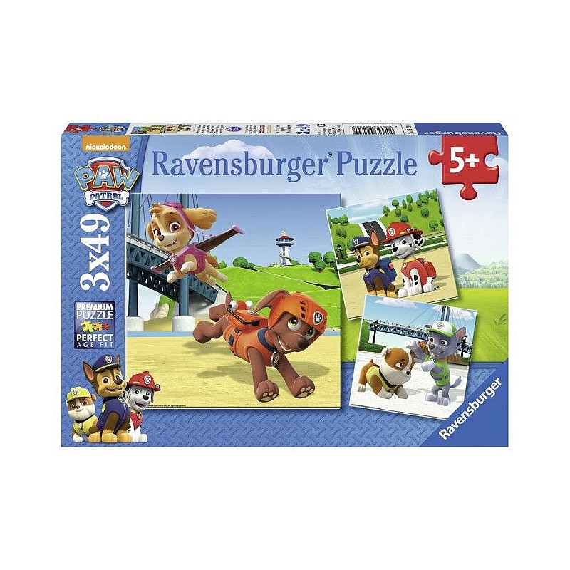 Ravensburger Puzle 3x49 Paw Patrol R09239