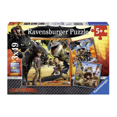 Ravensburger Puzle 3x49 Dragons R09258