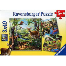 Ravensburger Puzle 3x49 Animals R09265