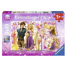 Ravensburger Puzle 3x49 Rapunzel R09298