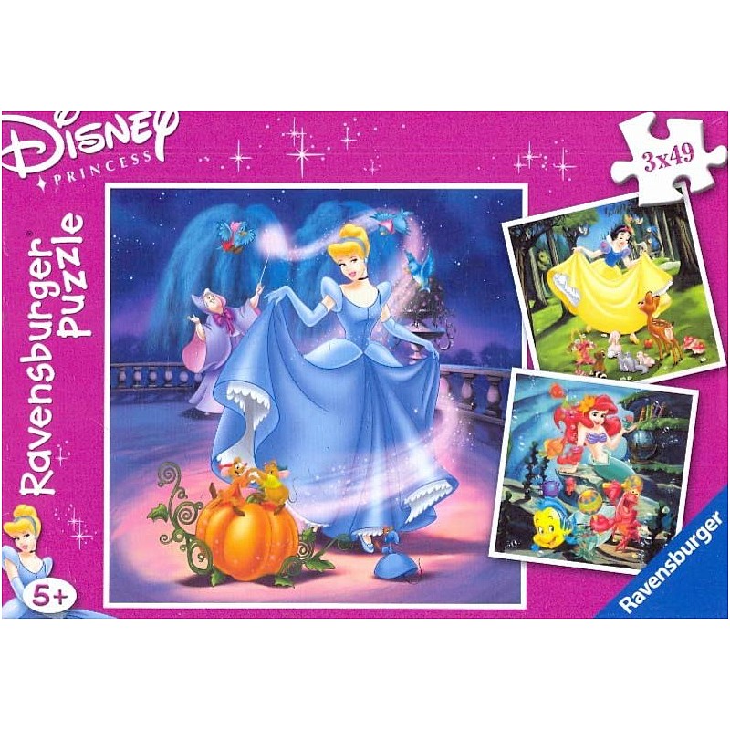 Ravensburger Puzle 3x49 Princess R09339