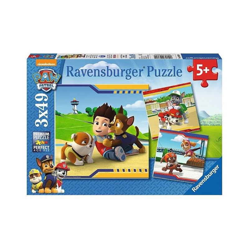 Ravensburger Puzle 3x49 Paw Patrol R09369