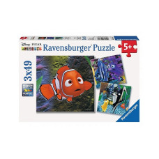 Ravensburger Puzzle 3x49 Nemo R09371