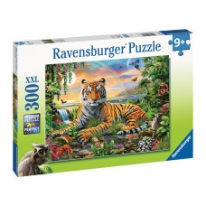 Ravensburger Puzzle 300 Tiger at Sunset R12896