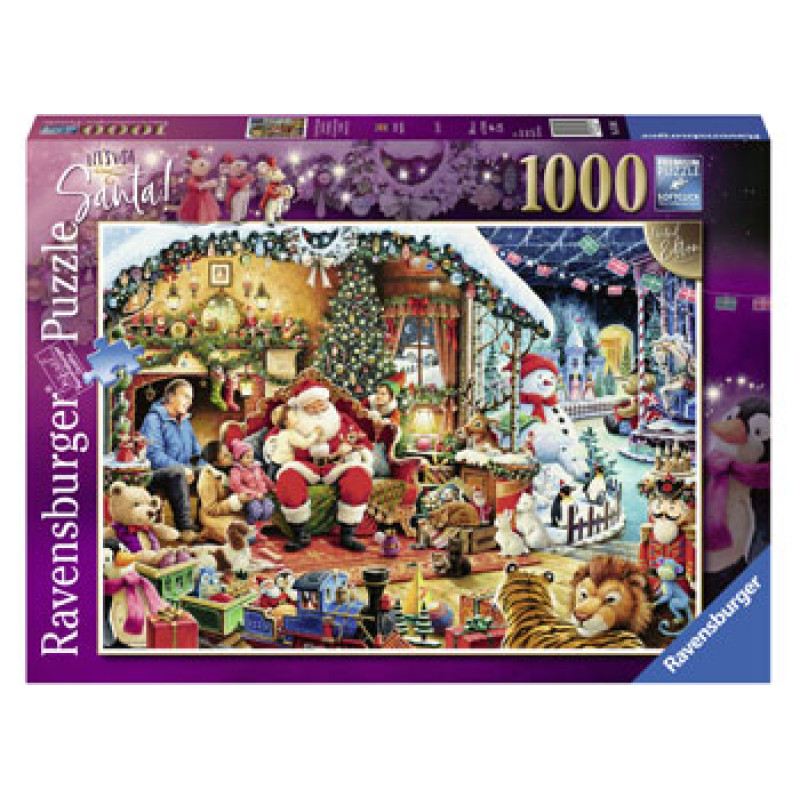 Ravensburger Puzle Lets visit Santa R15354