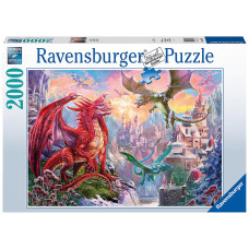 Ravensburger Puzle 2000 Pūķi R16717