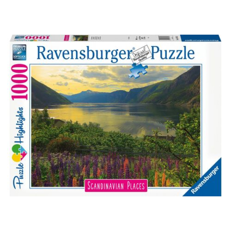 Ravensburger Puzle 1000 Norvēģijas fjordi R16743