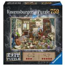 Ravensburger Puzle Exit 759 Mākslinieku darbnīca 16782