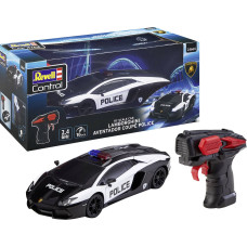 Revell Radiovadāma mašīna Lamborghini Aventador Police 1:24 24664