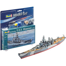 Revell Gift Set Battleship U.S.S. Missouri (WWII) 1:1200  65128