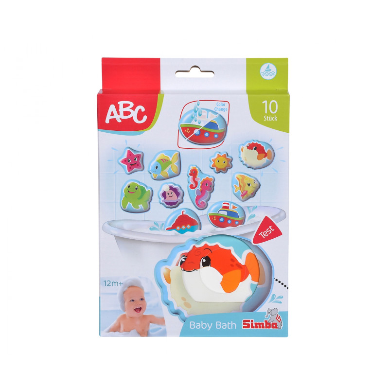 Simba ABC Maģiskā puzle vannai S05101