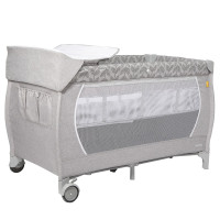 Skiddoü Ceļojumu gulta Lunar pelēka