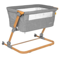 Skiddoü Bērnu gulta šūpulis 3 vienā Natt nomadic wood