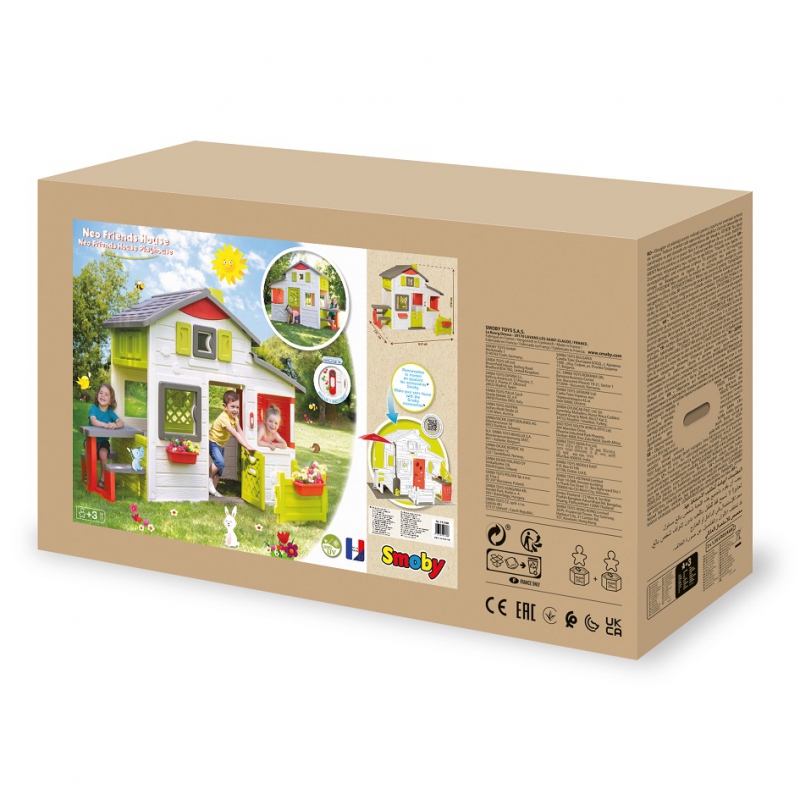 Smoby Dārza māja ar dārzu un galdu 810203