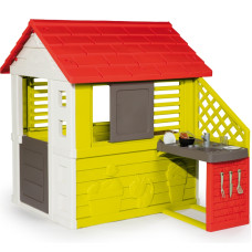Smoby Garden house with kitchen and 17 accessories 810713