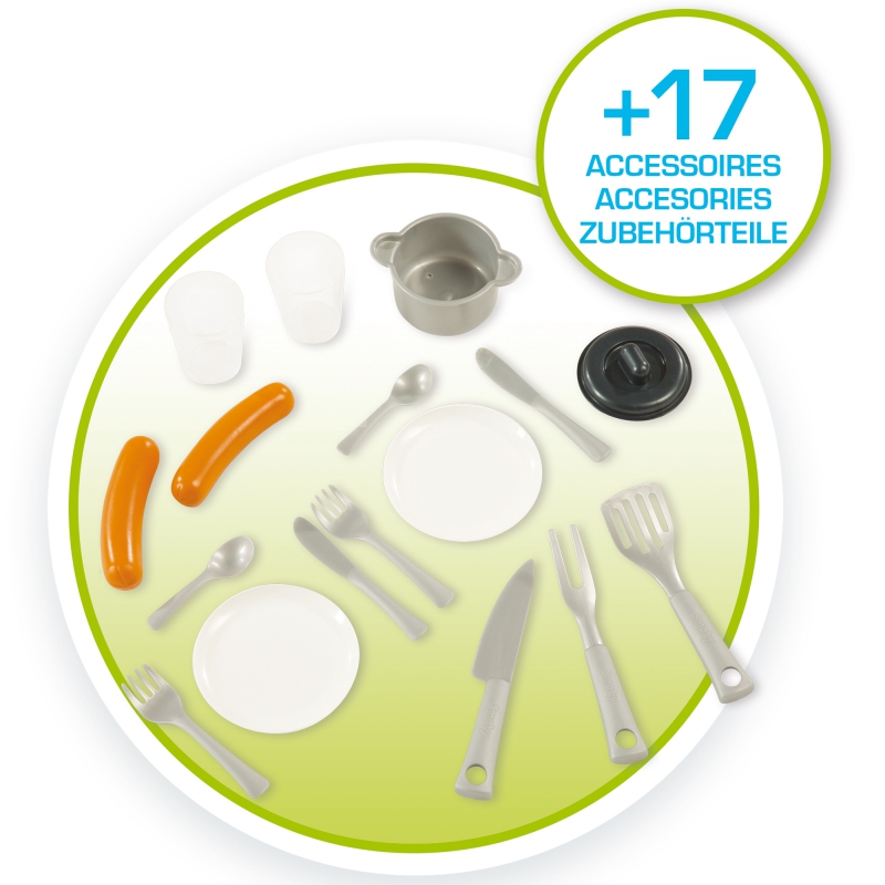 Smoby Dārza māja ar virtuvi un 17 piederumiem 810713