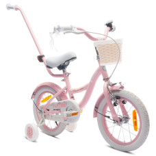 Sun Baby Divritenis Flower bike 14'' rozā