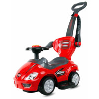 Sun Baby Stumjamā mašīna Mega car ar rokturi sarkana