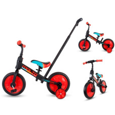 Sun Baby Balance bike Molto Leggero 3 in 1 with pedals and handle red