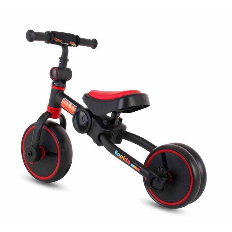 Sun Baby Skrejritenis Molto Rapido 2 vienā trīsritenis sarkans