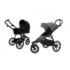 Thule Коляска 2 в одном Urban Glide 2 jogging чёрно серая 10101965