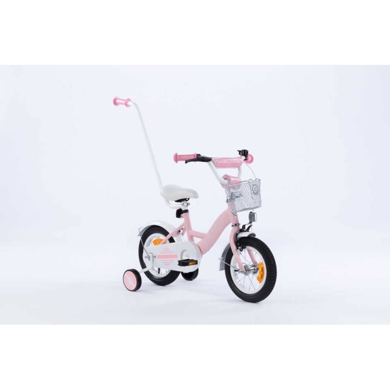 Tomabike Divritenis Platinum ar rokturi 12 gaiši rozā