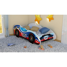 Topbeds Bērnu gulta F1 05 car 140x70cm ar matraci 