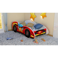 Topbeds Bērnu gulta F1 Top car 140x70cm ar matraci 