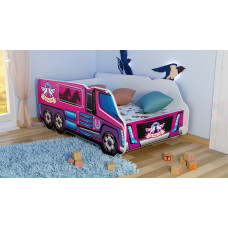 Topbeds Bērnu gulta Truck Pony 140x70cm ar matraci 