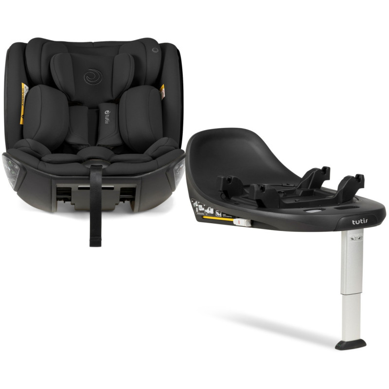 Tutis Autokrēsls Beno 0-36kg ar isofix bāzi 360 melns PP209/006