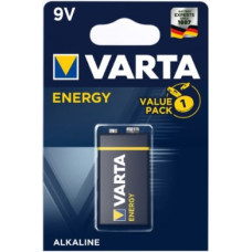 Varta Батарейка Energy Alkaline 9V 1шт 4122/1