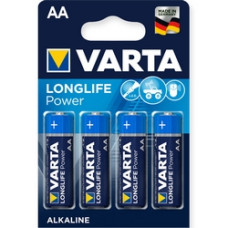 Varta Batteries Longlife Power Alkaline 1.5V AA 4pcs 4906/4