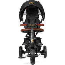 Qplay Rowerek Trójkołowy Rito Deluxe Rubber Black