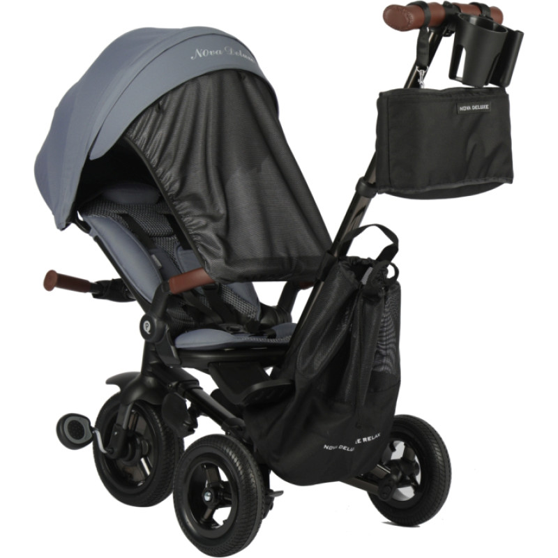 Qplay Rowerek Trójkołowy Nova Deluxe Grey